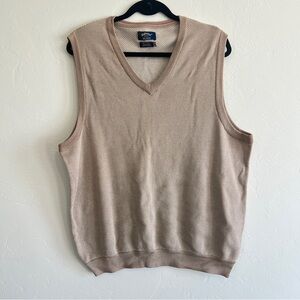 Callaway Men's Pima Cotton V-Neck Sweater Vest - M